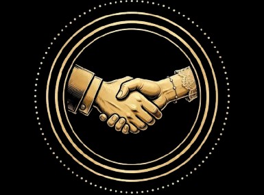Amity Cooperative handshake logo